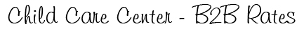 Labels for Daycare Centers